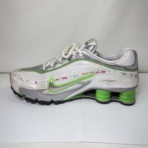 Womens Size 10 Nike Shox M1 Floral 347771-102 White Green‎ Floral Running Shoes